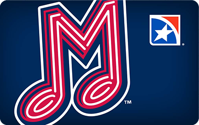 Memphis Redbirds debit card design