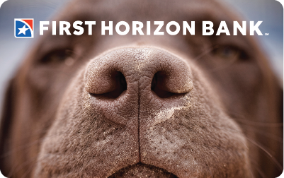 Dog Brown debit card design