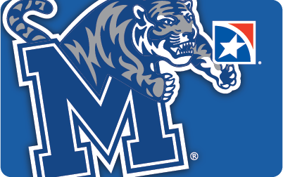 Univ. of Memphis debit card design