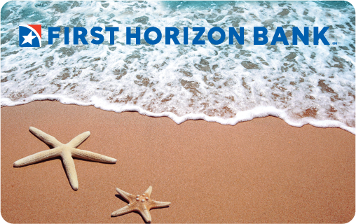Beach debit card design