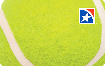Tennis Ball debit card design
