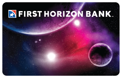 Space debit card design