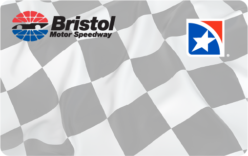 Bristol Motor Speedway debit card design